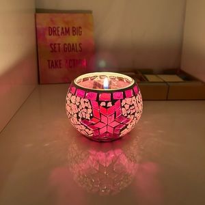 Handmade Turkish Mosaic Candle Holder